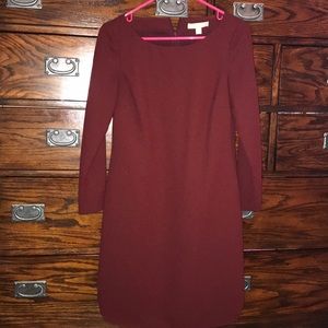 Burgundy Banana Republic Dress